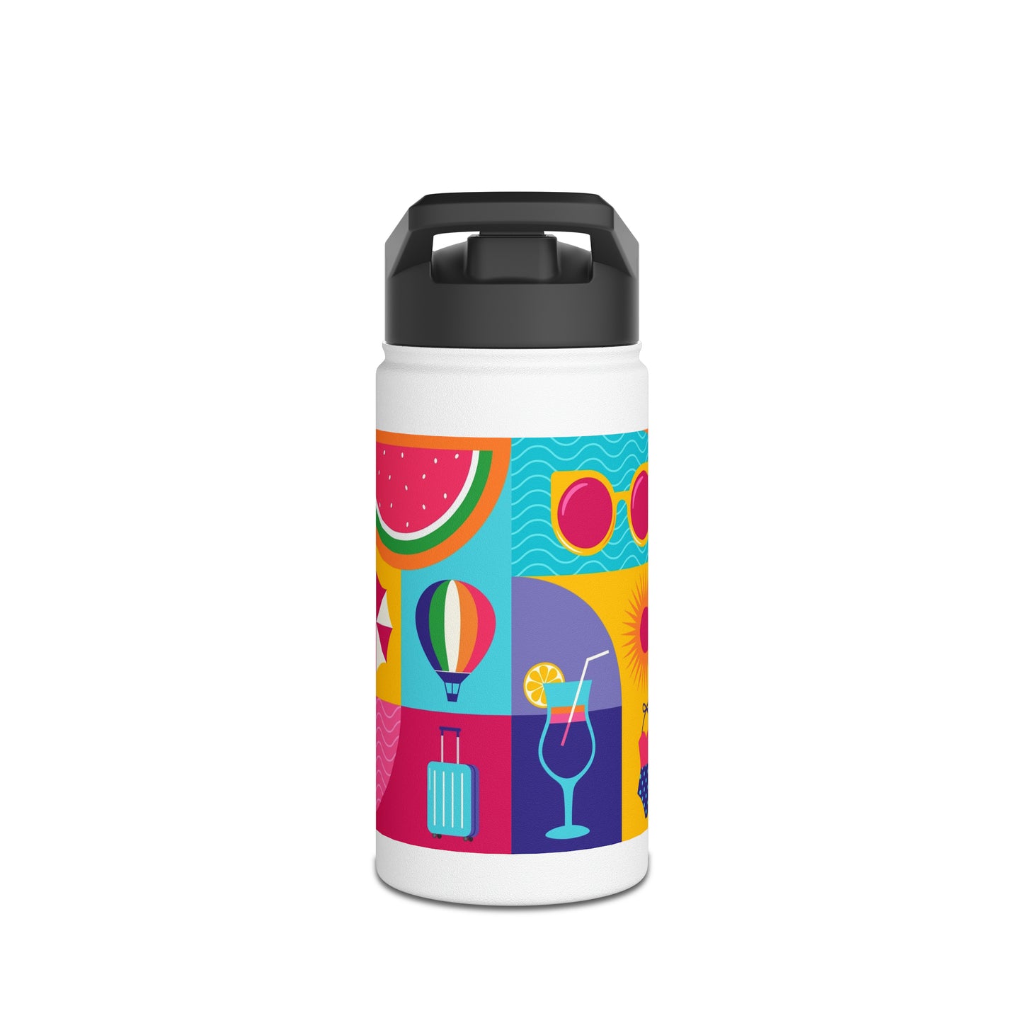 Stainless Steel Water Bottle, Standard Lid