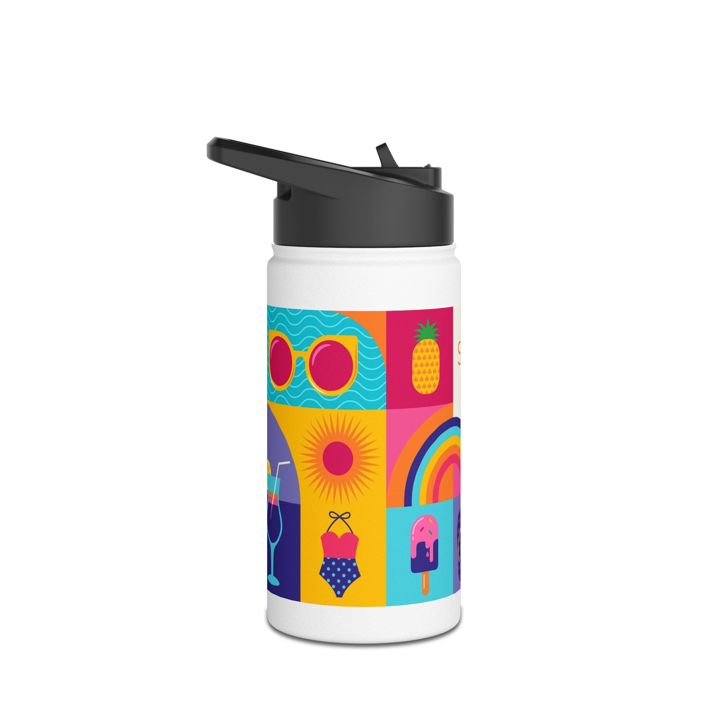 Stainless Steel Water Bottle, Standard Lid